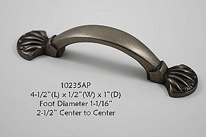 Cabinet Pull -  Shown in Aged Pewter