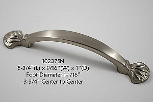 Cabinet Pull -  Shown in Satin Nickel
