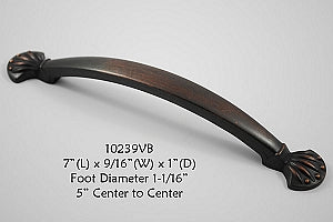 Cabinet Pull -  Shown in Venetian Bronze