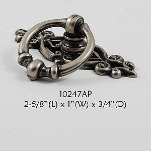 Cabinet Pull -  Shown in Aged Pewter