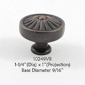 Cabinet Knob -  Shown in Venetian Bronze