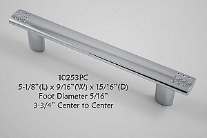 Cabinet Pull-  Shown in Polished Chrome