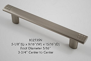 Cabinet Pull -  Shown in Satin Nickel