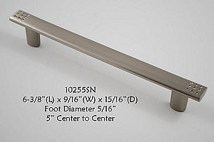 Cabinet Pull -  Shown in Satin Nickel