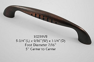 Cabinet Pull -  Shown in Venetian Bronze