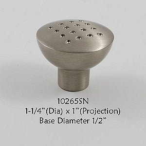 Cabinet Knob -  Shown in Satin Nickel