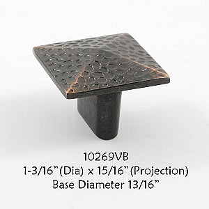 Cabinet Knob -  Shown in Venetian Bronze