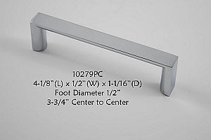 Cabinet Pull -  Shown in Polished Chrome