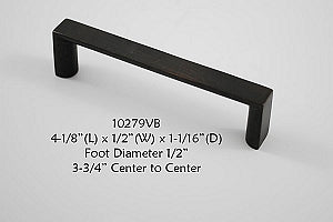 Cabinet Pull -  Shown in Venetian Bronze