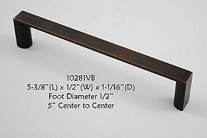 Cabinet Pull -  Shown in Venetian Bronze