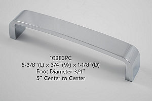Cabinet Pull -  Shown in Polished Chrome