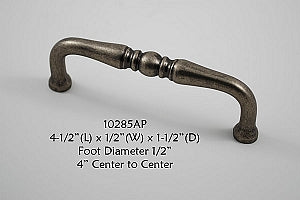 Cabinet Pull -  Shown in Aged Pewter