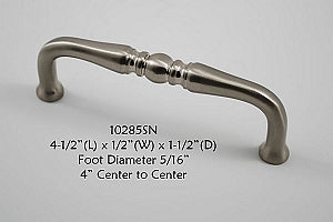 Cabinet Pull -  Shown in Satin Nickel