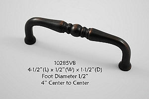Cabinet Pull -  Shown in Venetian Bronze