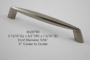 Cabinet Pull -  Shown in Satin Nickel