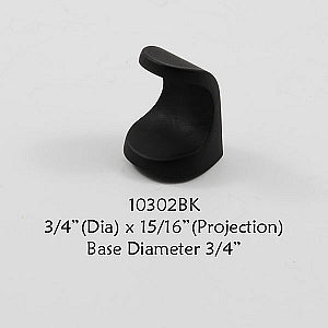 Cabinet Knob -  Shown in Black