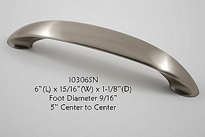 Cabinet Pull -  Shown in Satin Nickel