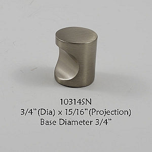 Cabinet Knob -  Shown in Satin Nickel