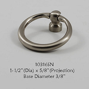 Cabinet Pull -  Shown in Satin Nickel