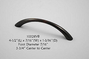 Cabinet Pull -  Shown in Venetian Bronze