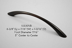 Cabinet Pull -  Shown in Venetian Bronze