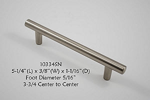 Cabinet Pull -  Shown in Satin Nickel