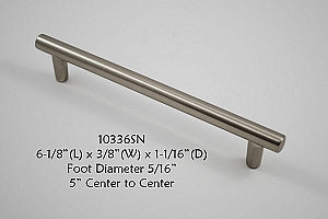 Cabinet Pull -  Shown in Satin Nickel