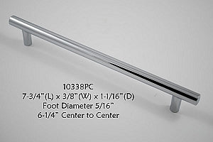 Cabinet Pull -  Shown in Polished Chrome