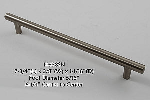 Cabinet Pull -  Shown in Satin Nickel