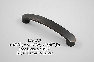 Cabinet Pull -  Shown in Venetian Bronze