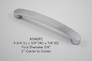 Cabinet Pull -  Shown in Polished Chrome