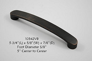 Cabinet Pull -  Shown in Venetian Bronze