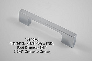 Cabinet Pull -  Shown in Polished Chrome