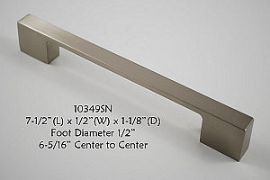Cabinet Pull -  Shown in Satin Nickel