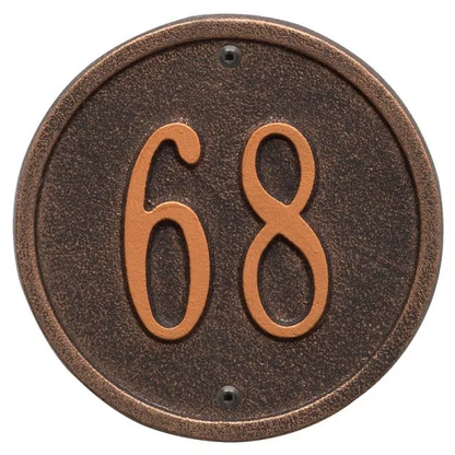 Whitehall 1034 Arch Marker Estate Lawn Address Plaque in Oil Rubbed Bronze