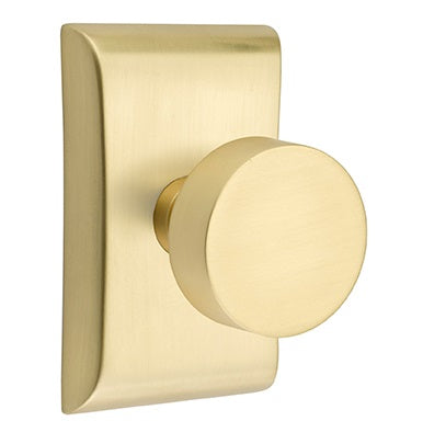 Emtek Round Knob - Neos Rosette