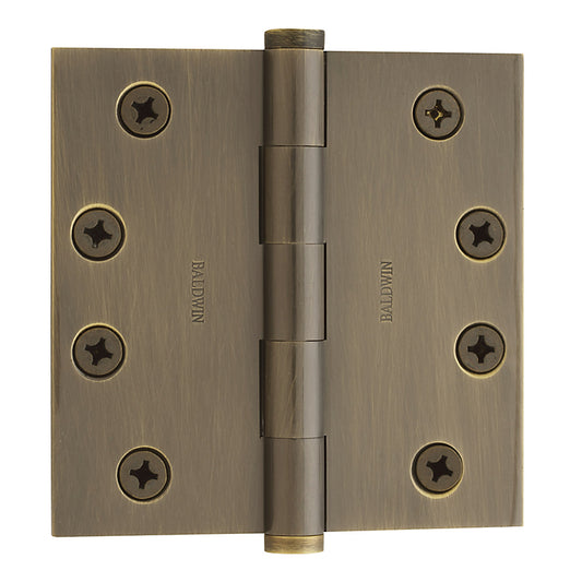 Baldwin 1040 Door Hinge - Satin Brass & Black