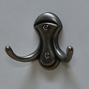 Robe Hook Shown in Antique Pewter
