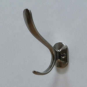 Robe Hook Shown in Satin Nickel