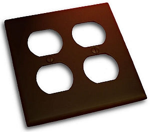 Residential Essentials Double Plug Plate