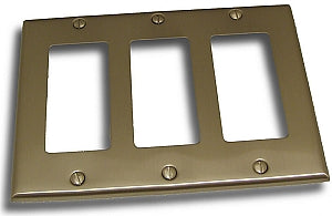 Residential Essentials Triple Lever/GFI Outlet Plate