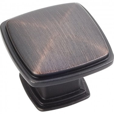 Hardware Resources Milan 1 Cabinet Knob in Brushed Oil Rubbed Bronze
