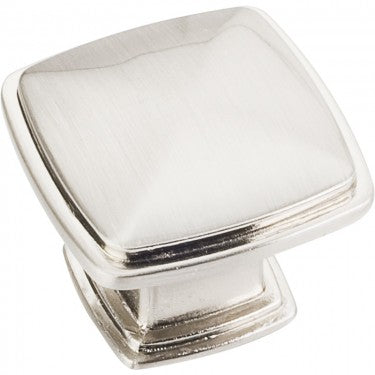 Hardware Resources Milan 1 Cabinet Knob in Satin Nickel