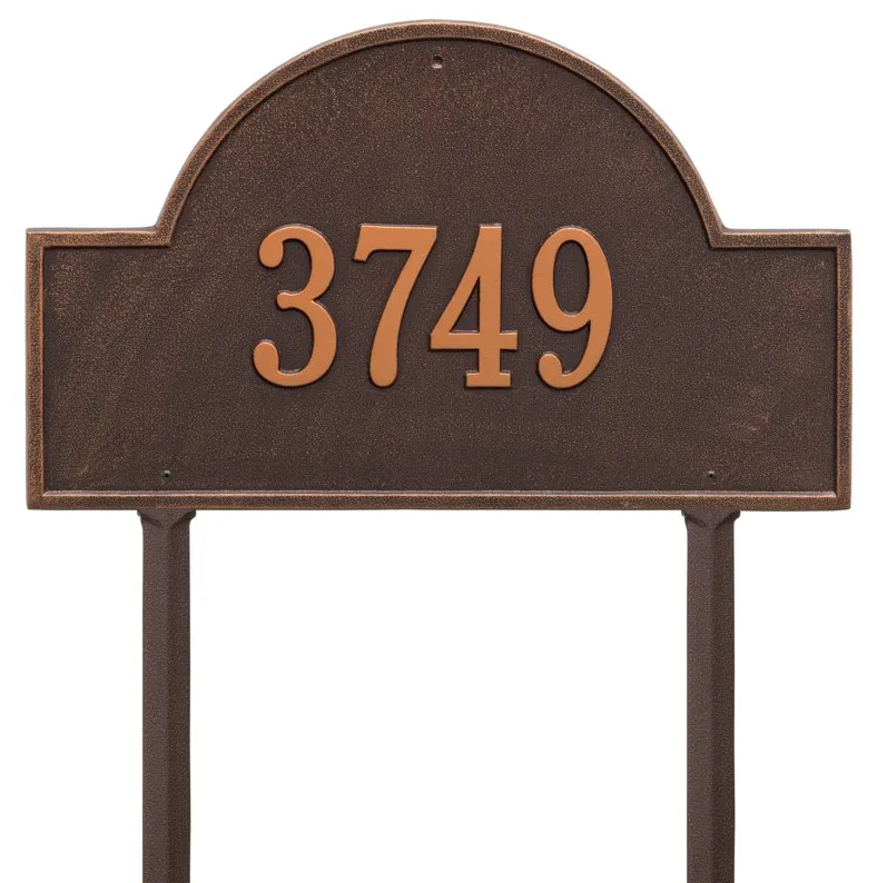 Whitehall Arch Marker Estate Lawn - One Line