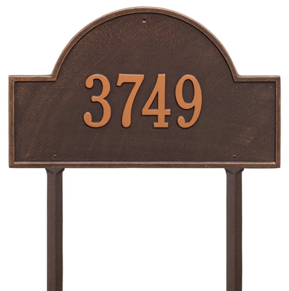 Whitehall Arch Marker Estate Lawn - One Line
