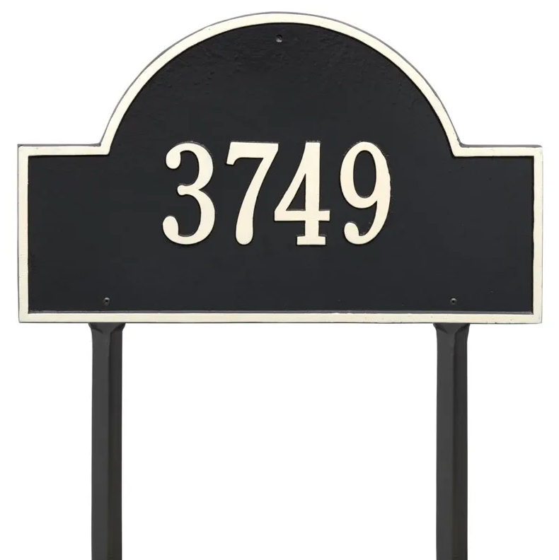 Whitehall Arch Marker Estate Lawn - One Line