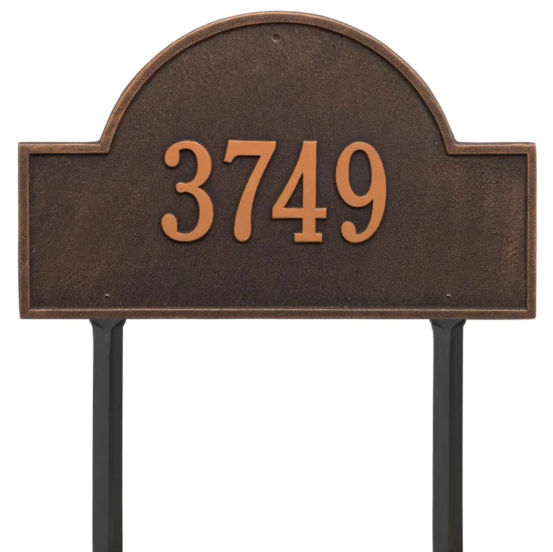 Whitehall Arch Marker Estate Lawn - One Line