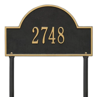 Whitehall Arch Marker Standard Lawn - One Line