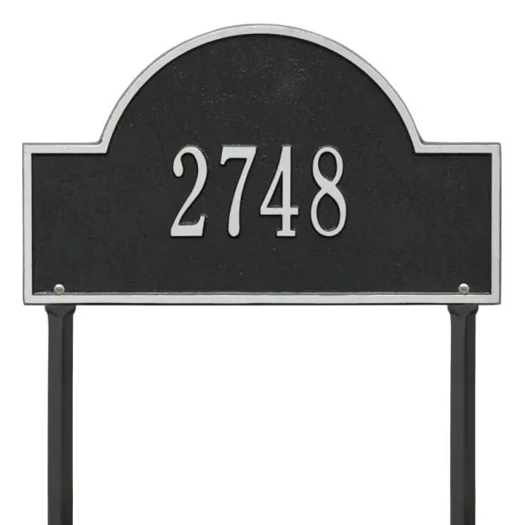 Whitehall Arch Marker Standard Lawn - One Line
