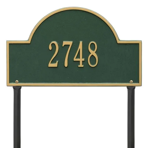 Whitehall Arch Marker Standard Lawn - One Line